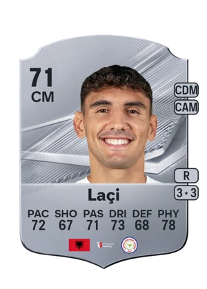 Laçi - 71 - Rare EA FC 27 card