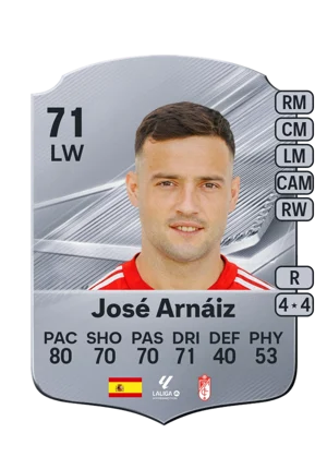 José Arnáiz - 71 - Rare EA FC 27 card
