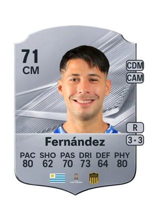 Fernández - 71 - Rare EA FC 27 card