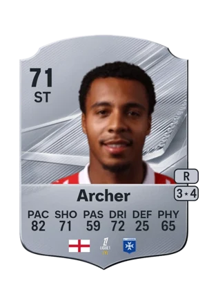 Archer - 71 - Rare EA FC 27 card