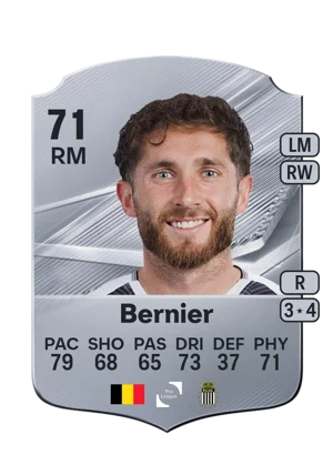 Bernier - 71 - Rare EA FC 27 card