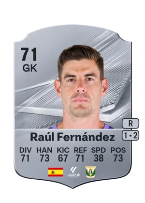 Raúl Fernández - 71 - Rare EA FC 27 card