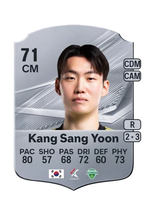 Kang Sang Yoon - 71 - Rare EA FC 27 card