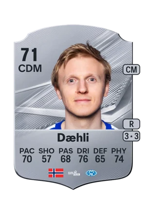 Dæhli - 71 - Rare EA FC 27 card
