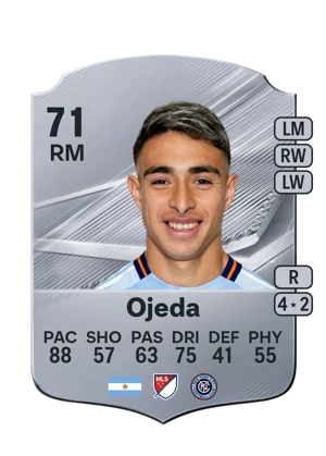 Ojeda - 71 - Rare EA FC 27 card