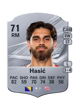 Hasić - 71 - Rare EA FC 27 card