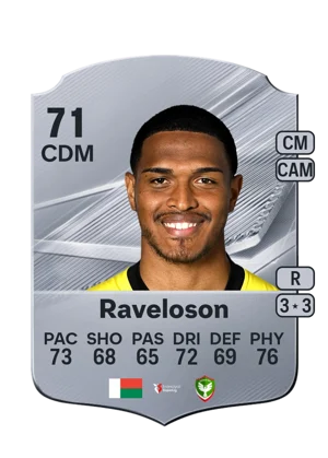 Raveloson - 71 - Rare EA FC 27 card