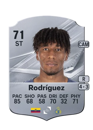 Rodríguez - 71 - Rare EA FC 27 card
