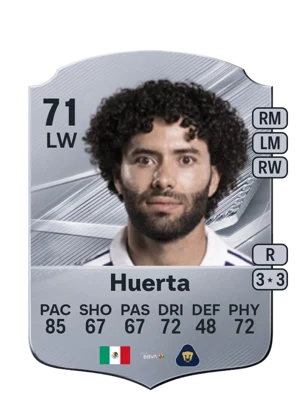 Huerta - 71 - Rare EA FC 27 card