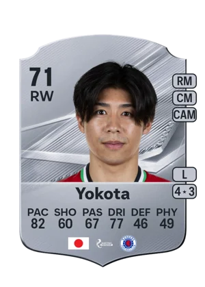 Yokota - 71 - Rare EA FC 27 card