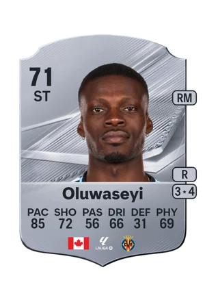 Oluwaseyi - 71 - Rare EA FC 27 card
