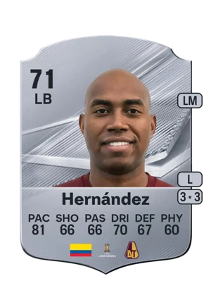 Hernández - 71 - Rare EA FC 27 card