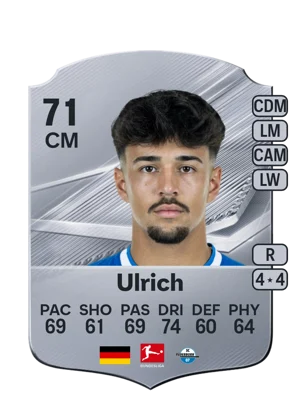 Ulrich - 71 - Rare EA FC 27 card