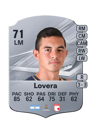 Lovera - 71 - Rare EA FC 27 card