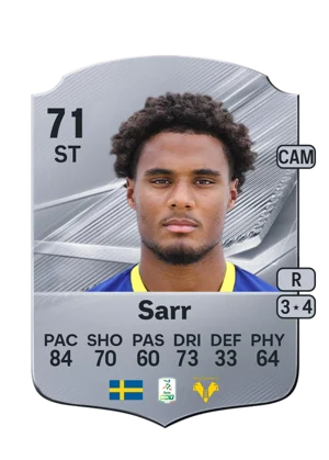 Sarr - 71 - Rare EA FC 27 card