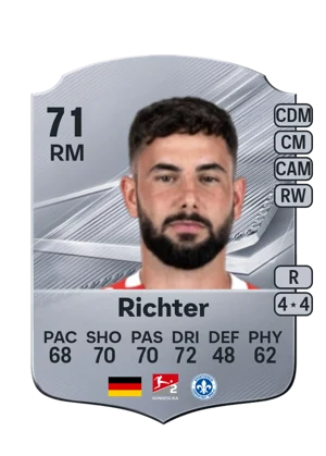 Richter - 71 - Rare EA FC 27 card