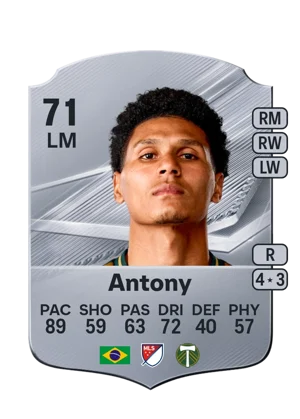 Antony - 71 - Rare EA FC 27 card