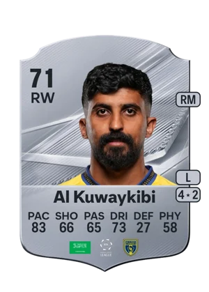 Al Kuwaykibi - 71 - Rare EA FC 27 card