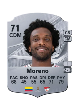 Moreno - 71 - Rare EA FC 27 card