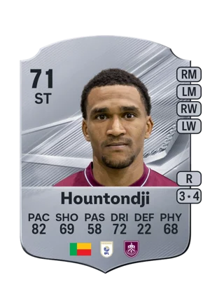 Hountondji - 71 - Rare EA FC 27 card