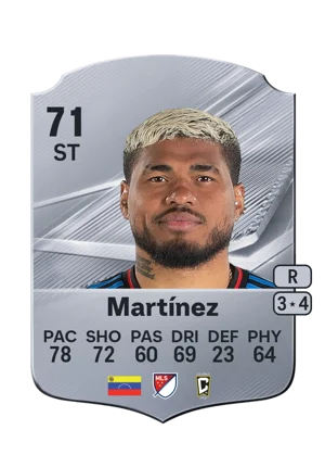 Martínez - 71 - Rare EA FC 27 card