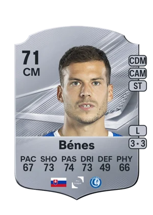 Bénes - 71 - Rare EA FC 27 card