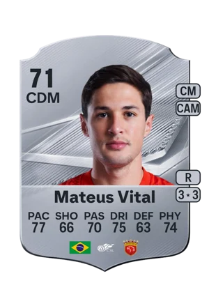 Mateus Vital - 71 - Rare EA FC 27 card