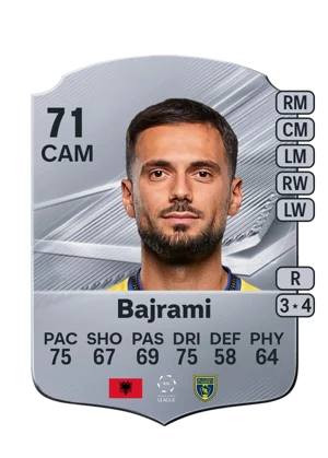 Bajrami - 71 - Rare EA FC 27 card