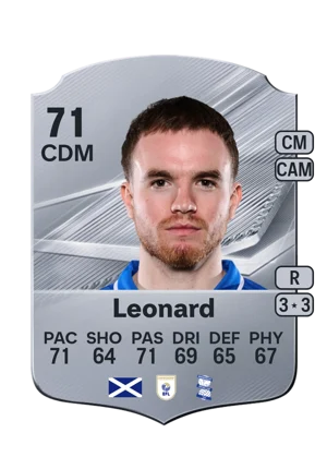 Leonard - 71 - Rare EA FC 27 card