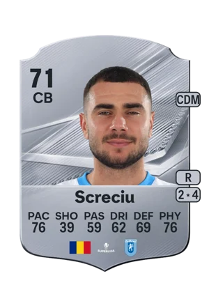 Screciu - 71 - Rare EA FC 27 card