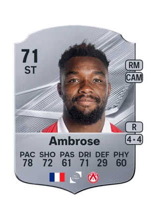 Ambrose - 71 - Rare EA FC 27 card
