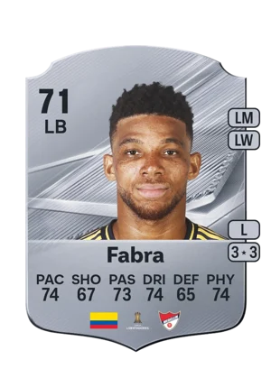 Fabra - 71 - Rare EA FC 27 card