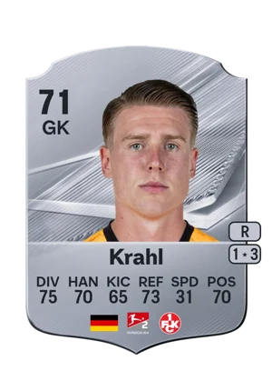 Krahl - 71 - Rare EA FC 27 card