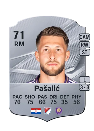 Pašalić - 71 - Rare EA FC 27 card