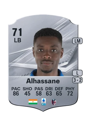 Alhassane - 71 - Rare EA FC 27 card