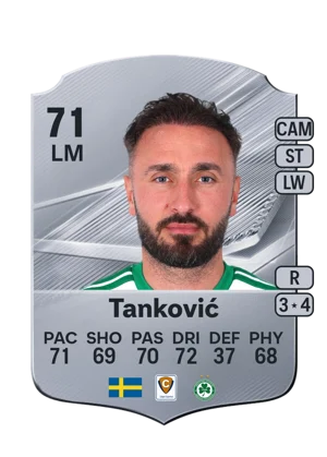 Tanković - 71 - Rare EA FC 27 card