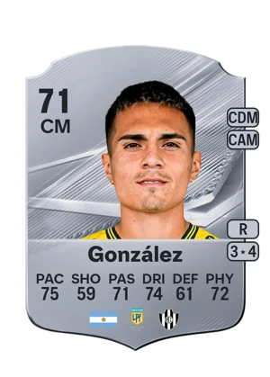 González - 71 - Rare EA FC 27 card