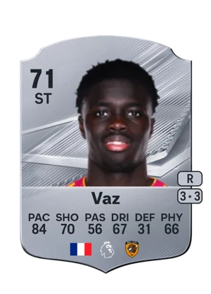 Vaz - 71 - Rare EA FC 27 card