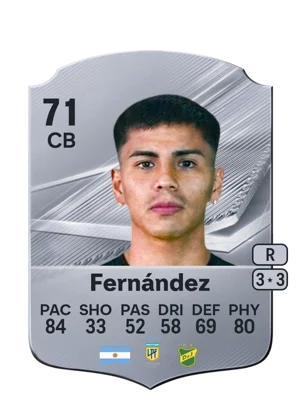 Fernández - 71 - Rare EA FC 27 card