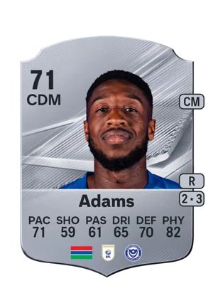 Adams - 71 - Rare EA FC 27 card