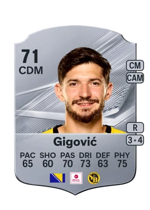 Gigović - 71 - Rare EA FC 27 card