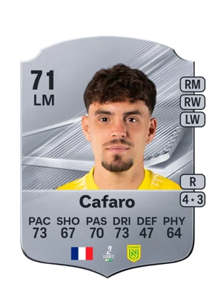 Cafaro - 71 - Rare EA FC 27 card