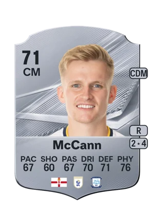 McCann - 71 - Rare EA FC 27 card