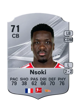 Nsoki - 71 - Rare EA FC 27 card