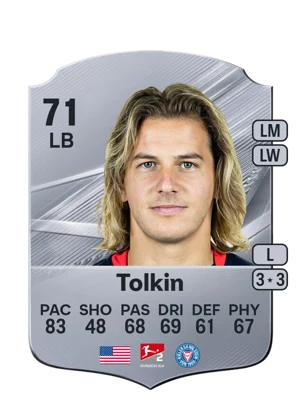 Tolkin - 71 - Rare EA FC 27 card