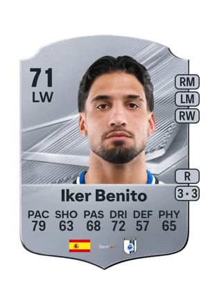 Iker Benito - 71 - Rare EA FC 27 card