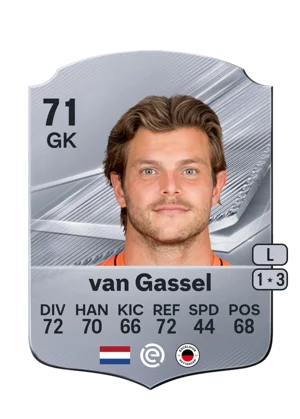 van Gassel - 71 - Rare EA FC 27 card