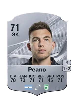 Peano - 71 - Rare EA FC 27 card