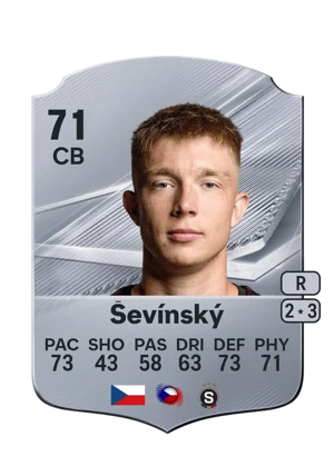 Ševínský - 71 - Rare EA FC 27 card