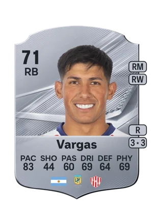 Vargas - 71 - Rare EA FC 27 card